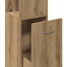 Walplus Bathroom Cabinet Artisan Oak 25X25X170 Cm Engineered Wood - thumbnail 8