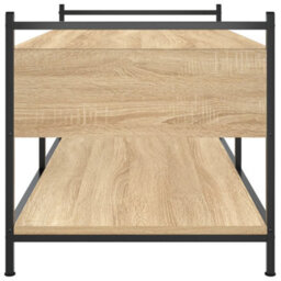 Berkfield Stylish Coffee Table Sonoma Oak 99X50X50 Cm Engineered Wood - thumbnail 7