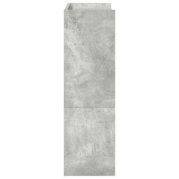 Berkfield Shoe Rack Concrete Grey 80X25X61.5 Cm Engineered Wood - thumbnail 5