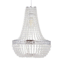 First Choice Lighting Set Of 2 Marino Chandelier Style Pendant Lightshades - thumbnail 3