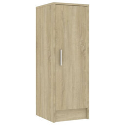 Vidaxl Shoe Cabinet Sonoma Oak 32X35X92 Cm Engineered Wood - thumbnail 5
