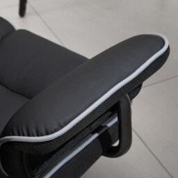 Vinsetto High Back Office Chair With Height Adjustable, Reclining, Black - thumbnail 9