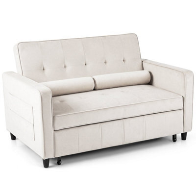 3 In 1 Convertible Sleeper Sofa Bed Pull Out Couch Bed - image 1