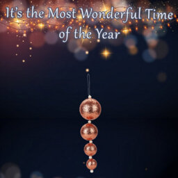 Christmas Bauble Decoration Hanging Tree Ornament X 4 31Cm Rose Gold - thumbnail 3