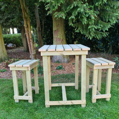 Churnet Valley Garden Furniture Ltd Churnet Valley Butchers Bar Set - image 1