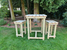 Churnet Valley Garden Furniture Ltd Churnet Valley Butchers Bar Set - thumbnail 4