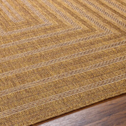 Livabliss Pismo Beach-Modern Brown Tan Yellow Graphic In- & Outdoor Jute-Look Rug 160 X 213 Cm Easy Care, Non Shedding - thumbnail 3