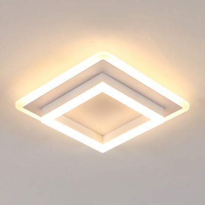 Pheashine Sleek LED Ceiling Light 30W 3000K Warm White Flush Mount for Bedroom Kitchen Living Room Hallway - image 1