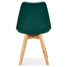 Bravich Rocco Tulip Dining Chair - Dark Green - Set Of 4 - thumbnail 7