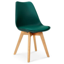 Bravich Rocco Tulip Dining Chair - Dark Green - Set Of 4 - thumbnail 5