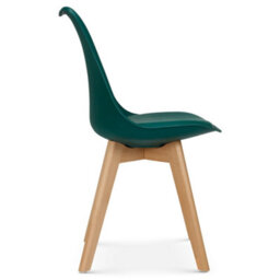 Bravich Rocco Tulip Dining Chair - Dark Green - Set Of 4 - thumbnail 8