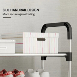5 Tier Shoe Rack Stand Space Saving Metal Shoe Storage Organiser Shelf - thumbnail 5