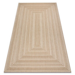 RugsX Flat 48962265 Sisal Carpet Geometric - Natural Beige Straw Color, String 160X230 Cm - thumbnail 4