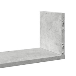 Berkfield Wall Shelves 3 Pcs Concrete Grey 80X18X18 Cm Engineered Wood - thumbnail 8