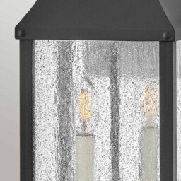 Luminosa Lighting Elstead Beacon Hill 2 Light Medium Outdoor Wall Lantern Museum Black Ip44 - thumbnail 4