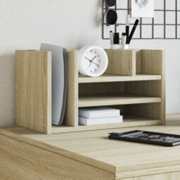 Walplus Desk Organiser Sonoma Oak 44.5X24X25 Cm Engineered Wood - thumbnail 1