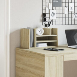 Walplus Desk Organiser Sonoma Oak 44.5X24X25 Cm Engineered Wood - thumbnail 3