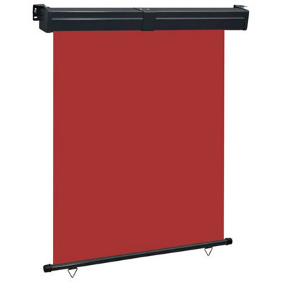 Walplus Balcony Side Awning Garden Sun Shade Canopy Gazebo For Back Door, Porch, Patio 145X250 Cm Red - image 1