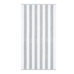 Bianca Fine Linens Reversible Stripe Cotton Jacquard Bath Sheet Grey - thumbnail 5