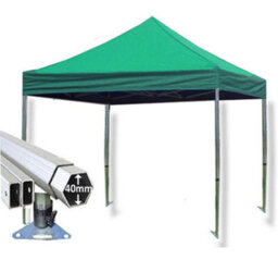 Crocodile Trading 3M X 3M Extreme 40 Commercial Instant Shelter Pop Up Gazebos Frame & Canopy - Green - thumbnail 1