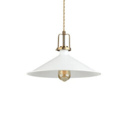 Ideal Lux Eris-4 Indoor Dome Ceiling Pendant Lamp 1 Light White, E27