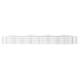 Walplus Arched Gabion Raised Bed 400X50X50 Cm Galvanised Iron - thumbnail 3