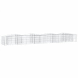 Walplus Arched Gabion Raised Bed 400X50X50 Cm Galvanised Iron - thumbnail 2