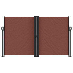 Walplus Retractable Side Awning Garden Sun Shade Canopy Gazebo For Back Door, Porch, Patio Brown 140X1000 Cm - thumbnail 3