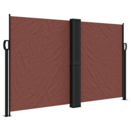 Walplus Retractable Side Awning Garden Sun Shade Canopy Gazebo For Back Door, Porch, Patio Brown 140X1000 Cm - thumbnail 2