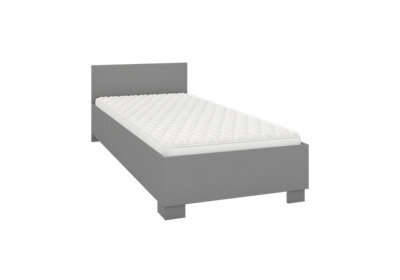 Arte Sophisticated Grey Matt Single Bed With Storage H700mm W935mm L2060mm - Modern Elegance For Stylish Bedrooms - image 1