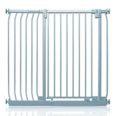 Safetots Extra Tall Elite Safety Gate, 107Cm - 116Cm, Matt Grey, Extra Tall 96.8Cm In Height, Pressure Fit Stair Gate - thumbnail 1