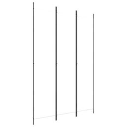 Vidaxl 3-Panel Room Divider White 150X220 Cm Fabric Room Dividers