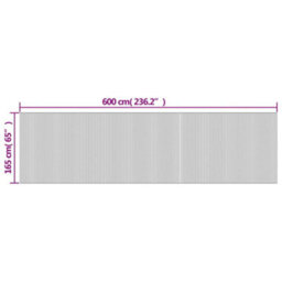 Walplus Light Natural Bamboo Room Divider 165X600 Cm Folding Screen - thumbnail 9