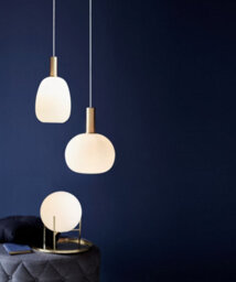 Nordlux Alton Glass Table Lamp Hand Blown Brass,mains - thumbnail 2