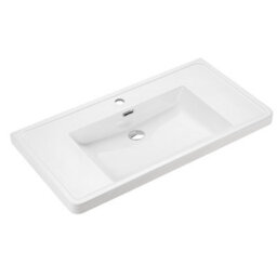Plum&clay Eden Redwood Wall Hung Vanity Unit With Ceramic Basin (W)900mm - thumbnail 5