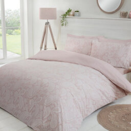 Smart Living Luxury Polycotton Paisley Floral Duvet Cover With Pillowcases - thumbnail 1