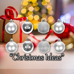 Christmas Bauble Decoration Hanging Tree Ornament X 8 5Cm Silver - thumbnail 5