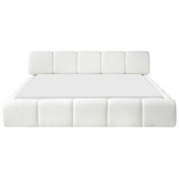 Beliani Bed Fabric Orville 180 X 200 Cm (Eu Super King) Off-White - thumbnail 5
