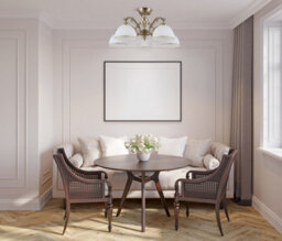 Luminosa Lighting Luminosa Feneza Stylish 5 Light Multi Arm Semi Flush Ceiling Lamp, E27 - thumbnail 3