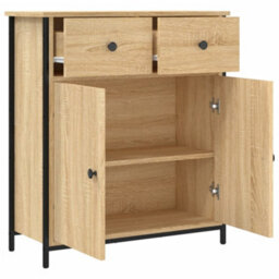 Vidaxl Sideboard Sonoma Oak 70X30X80 Cm Engineered Wood - thumbnail 5
