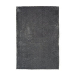 Melrose Plain Charcoal Anti Slip Washable Large Area Rug Mat 150/200Cm - thumbnail 4