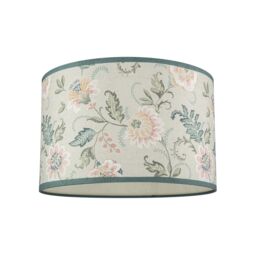 Blue & Cream Floral Cylinder Lamp Shade (D)30Cm - thumbnail 5