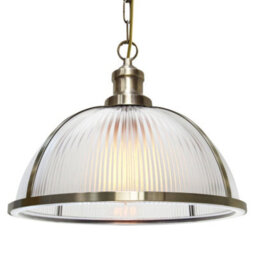 Long Life Lamps Company Antique Brass Vintage Pendant Light Industrial Retro Glass Ceiling Light Shade Factory Classic M0118