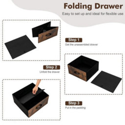 Industrial 2-Drawer Storage Removable Fabric - thumbnail 6