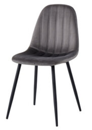 Millhouse Set Of 4 Dining Chairs Kitchen Living Chairs Set D2099 Velvet Dune Grey - thumbnail 3