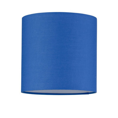First Choice Lighting Royal Blue Textured Cotton 17Cm Table Lamp Shade - image 1