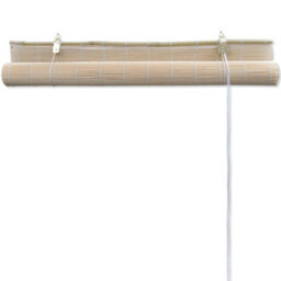 Berkfield Eco-Friendly Natural Bamboo Roller Blinds 2 Pcs 120X160 Cm - thumbnail 6