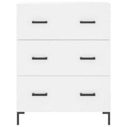 Berkfield Highboard White 69.5X34X180 Cm Engineered Wood - thumbnail 8