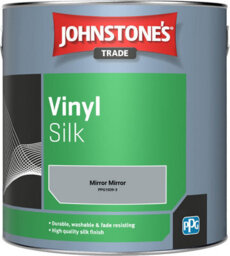 Johnstone's Trade Vinyl Silk Walls & Ceilings Emulsion Paint Mirror Mirror (Ppg1039-3) 2.5L - thumbnail 2