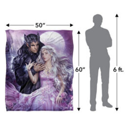 Jq Licensing The Enchanted Ones Elves Silky Supersoft Blanket Multicoloured (152Cm X 127Cm) - thumbnail 5